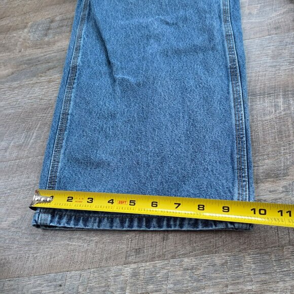 Men's Carhartt Denim Blue Jeans Size 44x30 RN14806 Work Wear - Picture 9 of 9